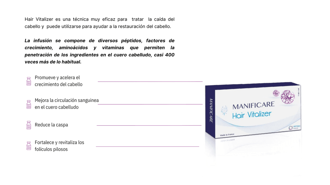 Hombre con abundante cabello